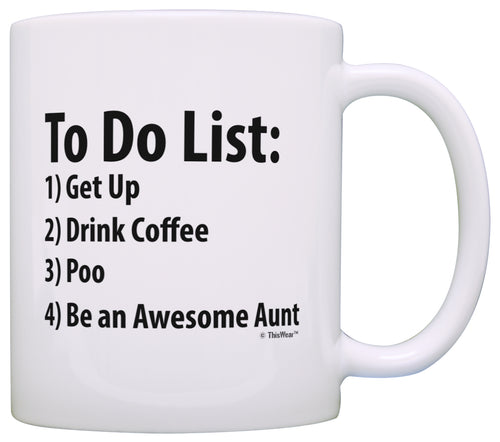 Sister To Do List Mug Funny Be Awesome List Sister Coffee Mug Tea Cup