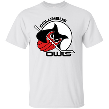 Load image into Gallery viewer, Columbus Owls, IHL, Retro, Hockey, Jersey Logo, Throwback, Ohio, 1970&#39;s, T-Shirt