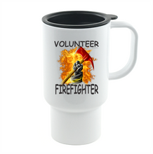 Load image into Gallery viewer, Coffee Cup Mug Travel 11 15 oz Volunteer Firefighter Fire Fireman