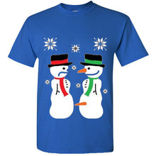 Load image into Gallery viewer, New Merry Christmas Snowman T-shirt Red Funny XMAS Gift Shirts Santa T shirt