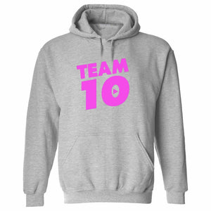 Team 10 Pink logo Hoodie Tie Dye Jake Paul S Ten Sweatshirt