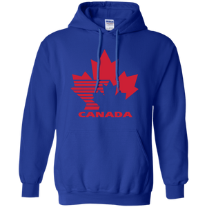 Team Canada, Retro, 80's, Hockey, Logo, Jersey, G185 Gildan Pullover Hoodie 8 oz