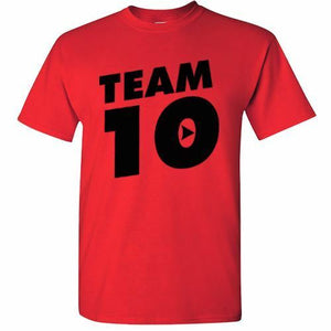 Team 10 T Shirt Kids youth Jake Paul Tie Dye legends Hidden 742 S Ten tee