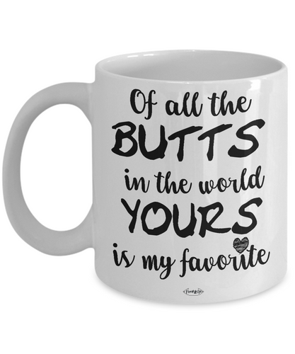 To My Wife Coffee Mug Tea Cup Funny Gift For Her From Husband Favorite Butt m68