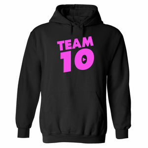 Team 10 Pink logo Hoodie Tie Dye Jake Paul S Ten Sweatshirt