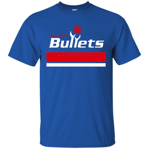 Washington, Bullets, Retro, DC, Basketball, Logo, Jersey, Throwback, T-Shirt