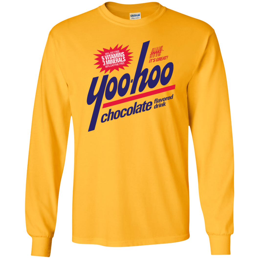 Yoo-hoo, Retro, Chocolate, Drink, Beverage, Long-Sleeve T-Shirt