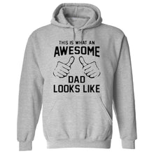 Load image into Gallery viewer, Christmas This is what an AWESOME Dad looks like father&#39;s day HOODIE