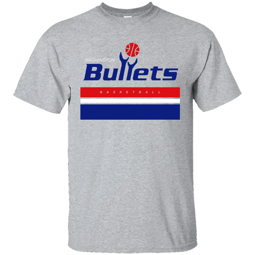 Washington, Bullets, Retro, Basketball, Throwback, Jersey, Logo, T-shirt