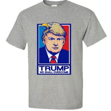 Load image into Gallery viewer, TRUMP for President 2016 we shall overcomb Men&#39;s Donald Tee Shirt republican