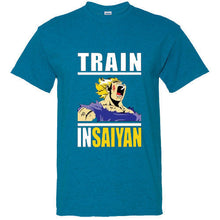 Load image into Gallery viewer, Train Insaiyan Gym T-Shirt Training to Beat Goku or Krillin DBZ Dragon Ball Z T