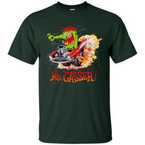 Mr. Gasser, T-Shirt, Hot Rod, Custom, Speed, Car, Kustom, G200 Gildan Ultra Cott