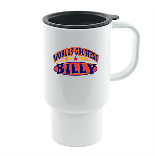 Coffee Cup Mug Travel 11 15 oz World's Greatest Best Billy