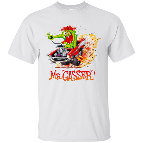 Mr. Gasser, T-Shirt, Hot Rod, Custom, Speed, Car, Kustom, G200 Gildan Ultra Cott