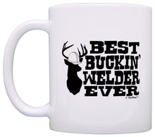 Load image into Gallery viewer, Welder Gifts Best Buckin&#39; Welder Ever Coworker Gift Hunting Coffee Mug Tea Cup