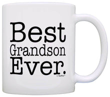 Load image into Gallery viewer, Gift for Grandson Best Grandson Ever Fun Birthday Gift Coffee Mug Tea Cup