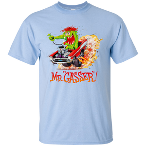 Mr. Gasser, T-Shirt, Hot Rod, Custom, Speed, Car, Kustom, G200 Gildan Ultra Cott