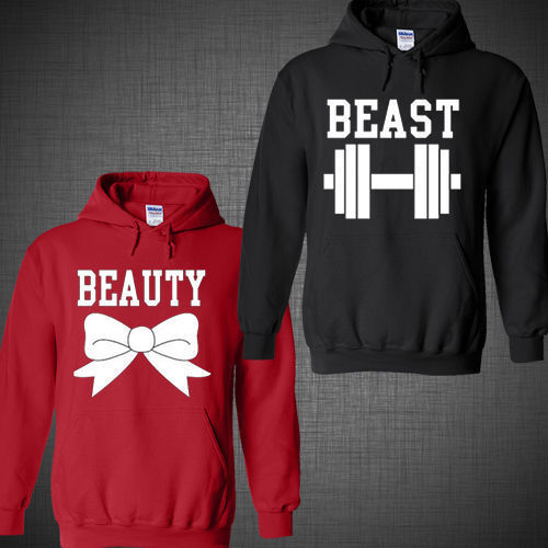 Valentine's Day Couple matching Disney hoodies Beauty and Beast HOODIE Jacket