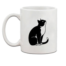 Load image into Gallery viewer, Tuxedo Cat Black White Ceramic Coffee Tea Mug Cup 11 Oz