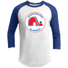 Load image into Gallery viewer, Quebec Nordiques, Retro, Hockey, Jersey, Logo, IHL, 1970&#39;S, Seventies, 3/4 Sleev