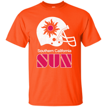 Load image into Gallery viewer, Southern California Sun, Retro, Throwback, Football, WFL, 1970&#39;s, T-shirt