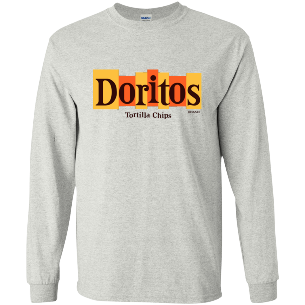 Doritos, Tortilla, chips, Cheese, Munchies G240 Gildan Long Sleeve T-Shirt