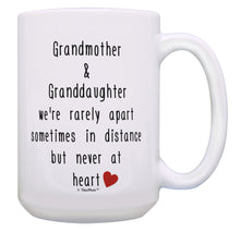 Load image into Gallery viewer, Gifts for Grandparents Granddaughter and Grandmother 15oz Coffee Mug Tea Cup