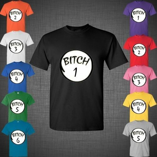 BITCH 1 Drunk 2 DR Seuss parody Party Girl Party t shirt tank top Funny Tees