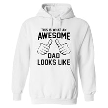 Load image into Gallery viewer, Christmas This is what an AWESOME Dad looks like father&#39;s day HOODIE