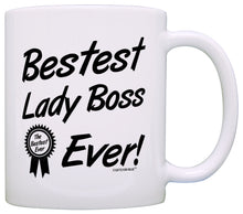 Load image into Gallery viewer, Boss Gifts Bestest Lady Boss Ever Best Manager Gifts Office Coffee Mug Tea Cup