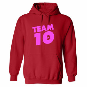 Team 10 Pink logo Hoodie Tie Dye Jake Paul S Ten Sweatshirt