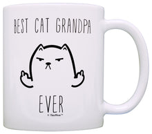 Load image into Gallery viewer, Funny Grandpa Gifts Best Cat Grandpa Ever Rude Cat Lovers Coffee Mug Tea Cup