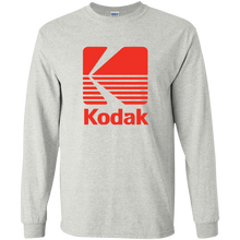 Load image into Gallery viewer, Kodak Film, Camera, Photography, Photographer, Retro Logo, Long Sleeve T-Shirt