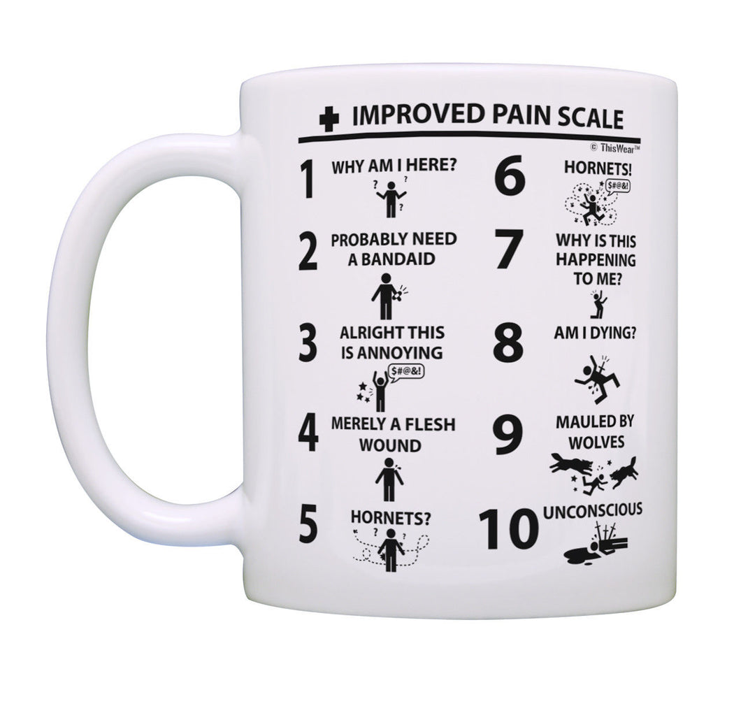 Nurse Practitioner Gift Funny Doctor Gifts Improved Pain Coffee Mug Tea Cup