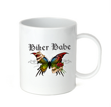 Load image into Gallery viewer, Coffee Cup Mug Travel 11 15 Oz Attitude Rebel Biker Babe Motorcycle Chick