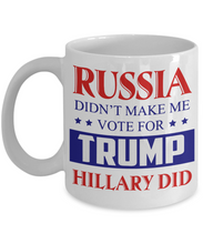 Load image into Gallery viewer, Vote Trump 2020 Coffee Mug President Donald Trump Cup 11 oz I Vote For Trump Mug