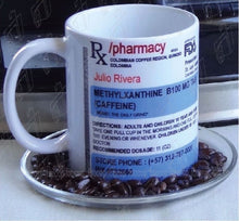 Load image into Gallery viewer, Prescription Coffee Mug Personalized Name Custom Cup Mug 11 oz Ceramic White