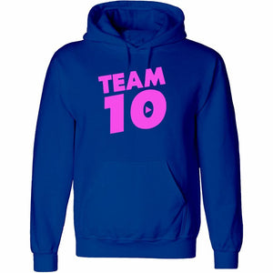 Team 10 Pink logo Hoodie Tie Dye Jake Paul S Ten Sweatshirt