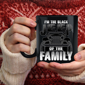 I'm The Black Jeep Of The Family Coffee Mug, Jeep Family Coffee Cup