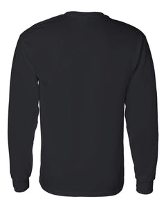 MAC MILLER SWIMMING MEN'S LONG SLEEVE HEAVY COTTON T-SHIRT TEE NEW - BLACK