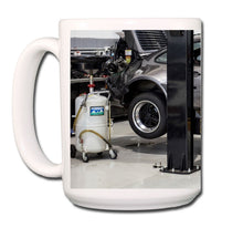 Load image into Gallery viewer, BIG BOOBS PIN UP Garage Workshop Glamour EXTRA LARGE COFFEE MUG CUP 15 oz No 1