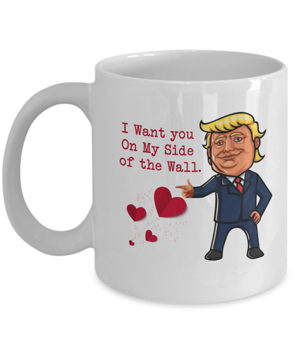Valentine's Day Mug - Trump Valentine's Day Mug - Trump Coffee Mug - Funny Trump