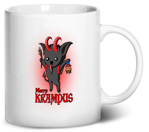 Tenacitee Merry Krampus Coffee Mug, 11oz, White