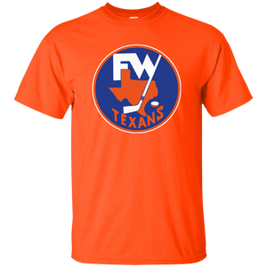 Fort Worth Texans, Hockey, CHL, Retro, 1970's, Throwback, Jersey Logo, T-shirt