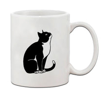 Load image into Gallery viewer, Tuxedo Cat Black White Ceramic Coffee Tea Mug Cup 11 Oz
