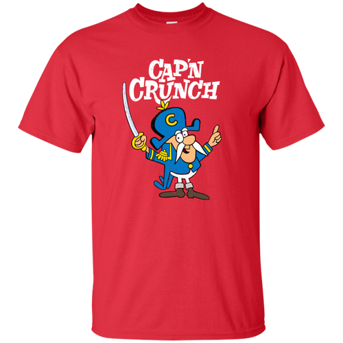 Captain Crunch, Breakfast, Cereal, Mascot, Sailor, Cartoon, T-Shirt