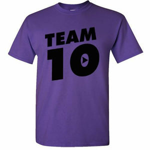 Team 10 T Shirt Kids youth Jake Paul Tie Dye legends Hidden 742 S Ten tee