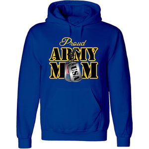 PROUD ARMY MOM US ARMY military cool present for Mom HOODIE Jacket sweatshirt