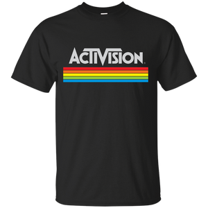 Activision, Retro, Logo, Video, Game, Atari 2600, T-Shirt