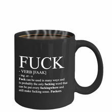 Load image into Gallery viewer, Best funny gift - The F word and verb definition Coffee Mug for Birthday, Office